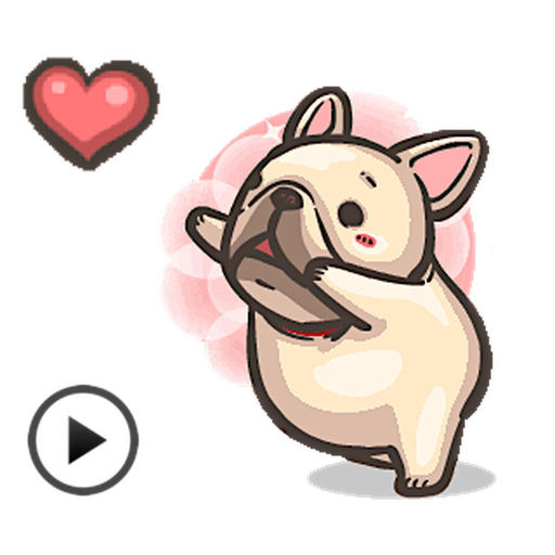 Animated Cute French Bulldog App Data Review