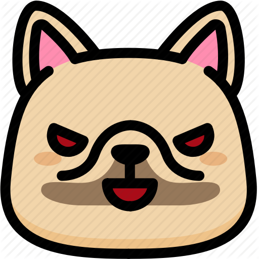 Emoji, Emotion, Evil, Expression, Face, Feeling, French Bulldog Icon