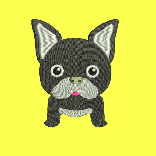 French Bulldog Machine Embroidery Designs