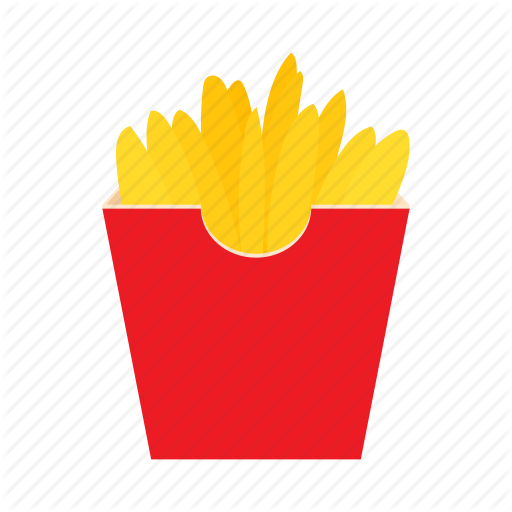 Cartoon, Fast, Food, French, Fry, Potato, Snack Icon