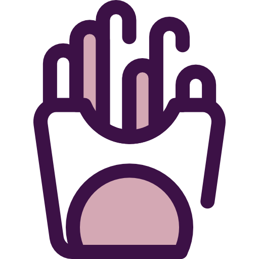 French Fries, Potatoes, Food And Restaurant Icon