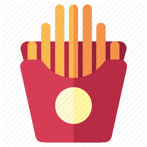 Fastfood, Food, French, Fries, Tomato Icon