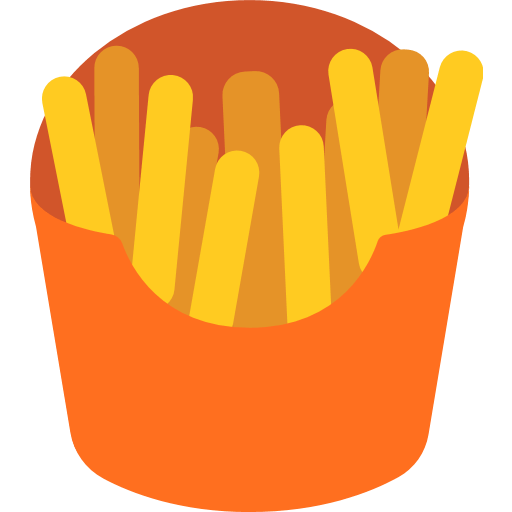 French Fries Emoji For Facebook, Email Sms Id Emoji