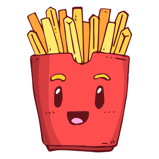 Fries Vector Illustration Transparent Png Clipart Free Download