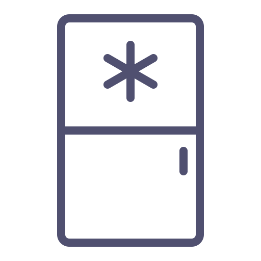 Freezer, Refrigerator, Kitchen, Snowflake, Fridge Icon