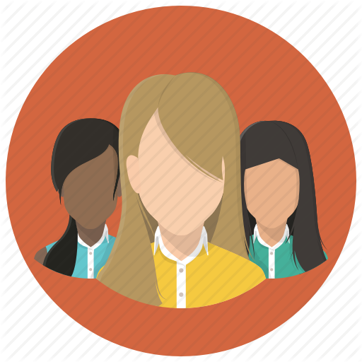 Avatar, Friends, Friendship, Girls, Group, People, Team Icon