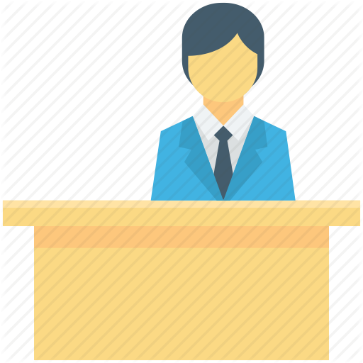 Customer Service, Front Desk, Help Desk, Reception, Receptionist Icon