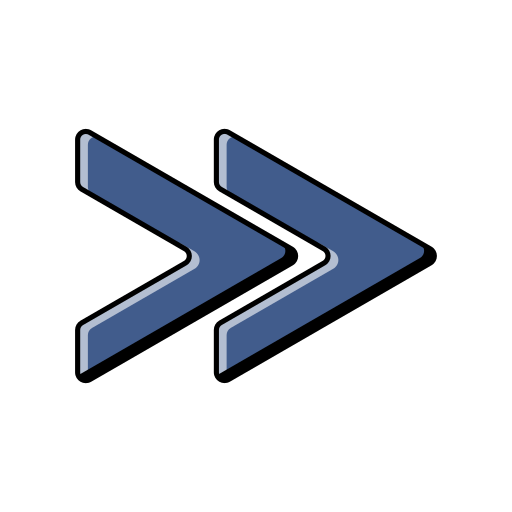 Forward, Arrows, Arrow, Front, Go, Blue Icon Free Of Music Player