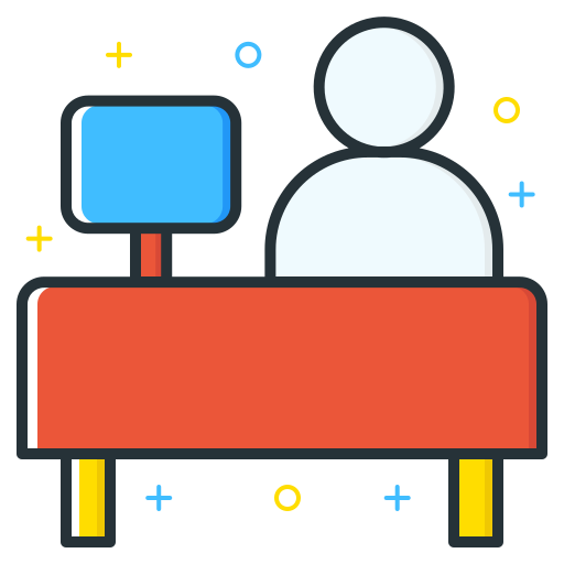 Front, Office Icon Free Of Free Job Seeker