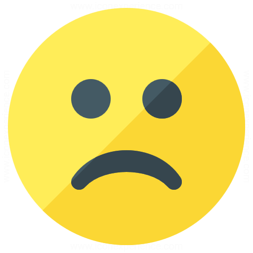 Iconexperience G Collection Emoticon Frown Icon