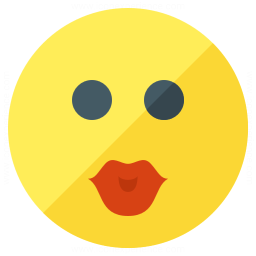 Iconexperience G Collection Emoticon Kiss Icon