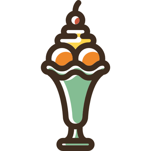 Ice Cream Icon Linear Color Food Set Freepik