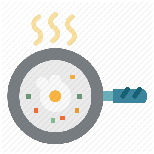 Cooking, Egg, Fried, Frying, Pan Icon