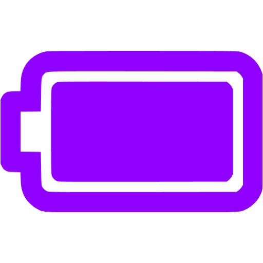 Violet Full Battery Icon