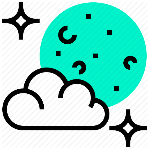 Climate, Cloud, Full, Moon, Season, Weather Icon