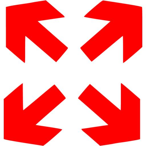 Red Fullscreen Icon