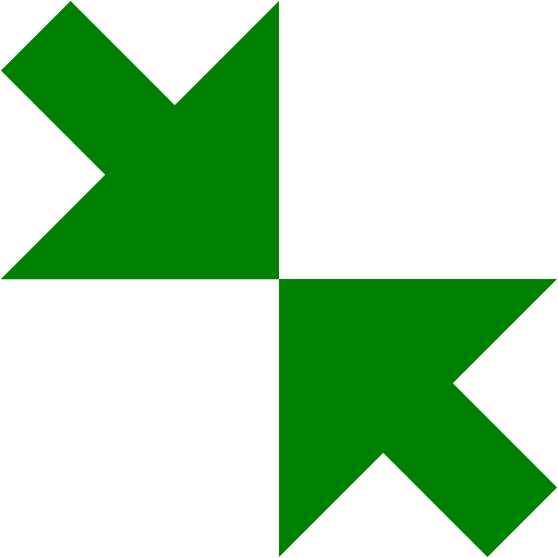 Green Fullscreen Exit Icon