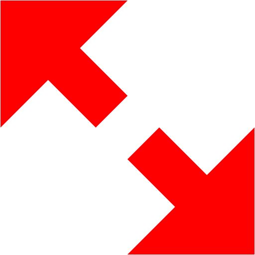 Red Fullscreen Enter Icon