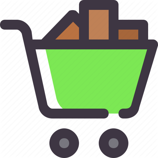 Buy, Cart, Full, Shopping, Trolley Icon
