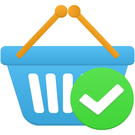Shopping Basket Accept Icon Flatastic Iconset Custom Icon
