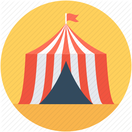 Carnival, Circus, Circus Tent, Fairground, Fun Icon
