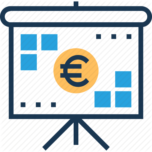 Business Presentation, Currency, Euro, Fundraising, Presentation Icon