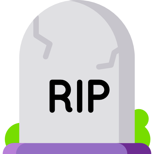 Rip, Gravestone, Funeral, Death, Halloween, Grave Icon