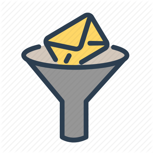 Email, Filter, Funnel, Search Options Icon