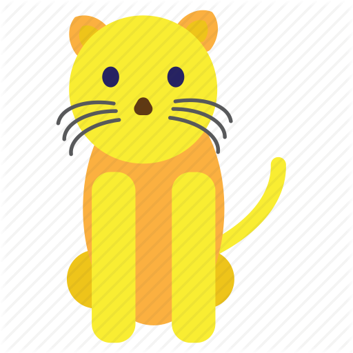 Animal, Cat, Cute, Pet, Sweet, Yellow Icon