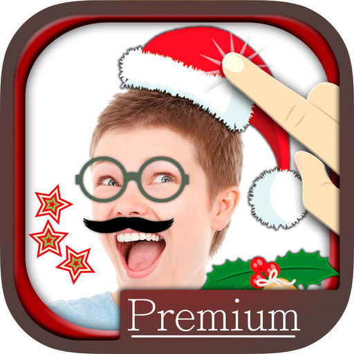 Photo Editor With Funny Christmas Icons