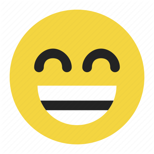 Emoji, Emoticon, Expression, Funny, Happy, Laugh, Smile Icon