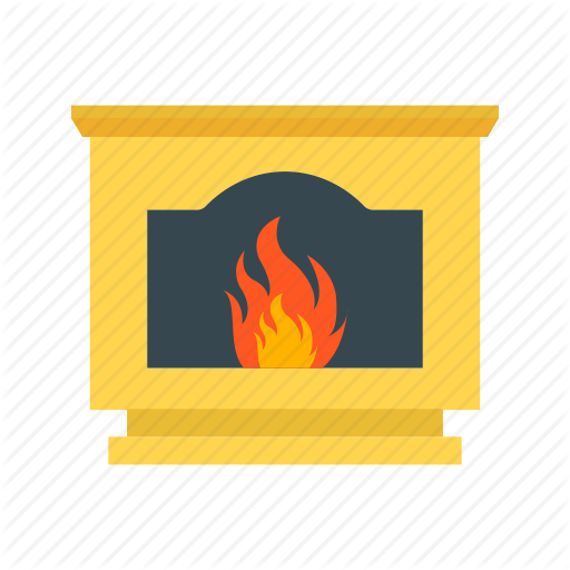 Boiler, Coal, Fire, Fireplace, Flame, Furnace, Room Icon