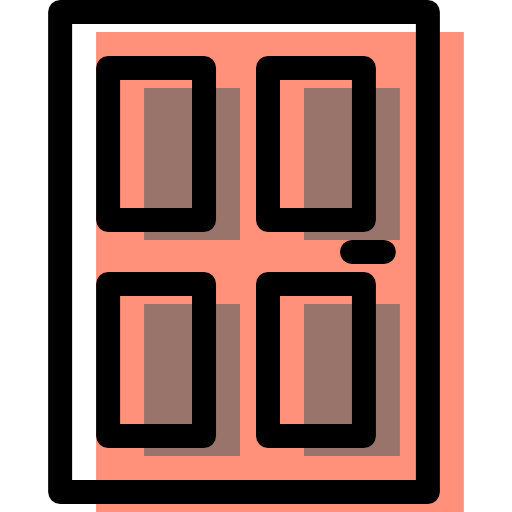 Door, Furniture Icon Free Of Color Furniture Icons