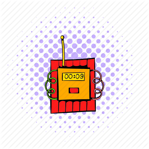Comics, Design, Dynamite, Fuse, Halftone, Purple, Red Icon