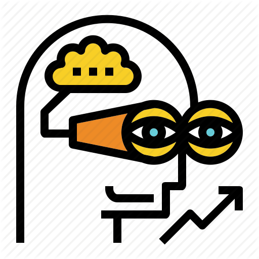 Future, Opportunities, Searching, Seeking, Vision Icon