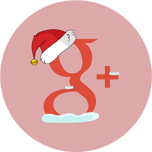 G, Christmas, Santa Hat, Snow Icon