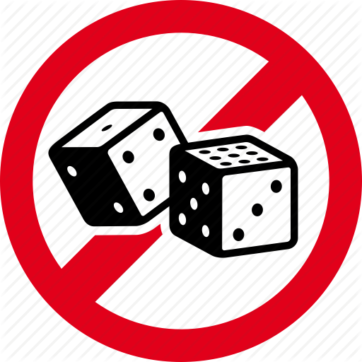 Casino, Dice, Forbidden, Gambling, Game, No Icon