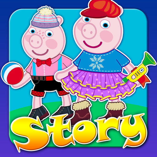My Interactive Happy Little Pig Story Book Dress Up Time Game
