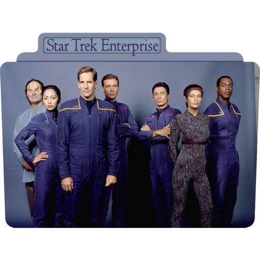 Star Trek Enterprise Icon Tv Movie Folder Iconset Aaron Sinuhe