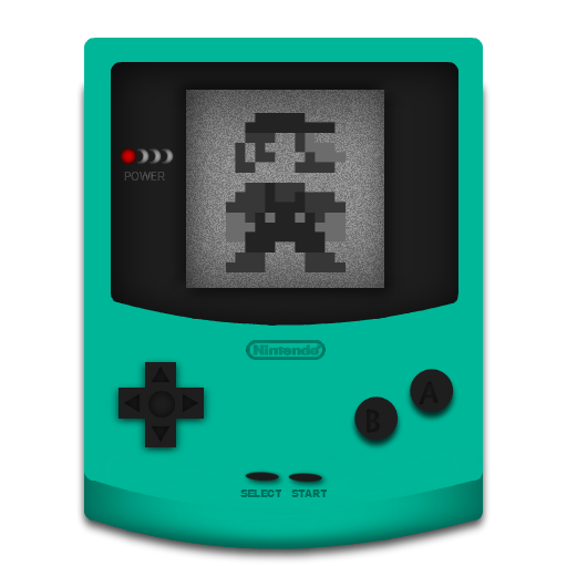 Gameboy Cyan Icon