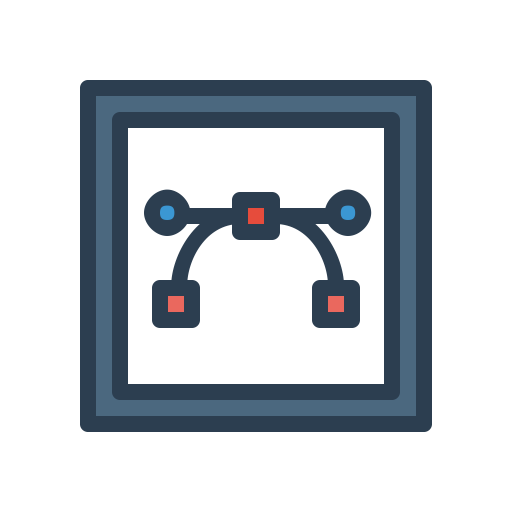 Draw, File, Vector Tool, Vectorize Icon