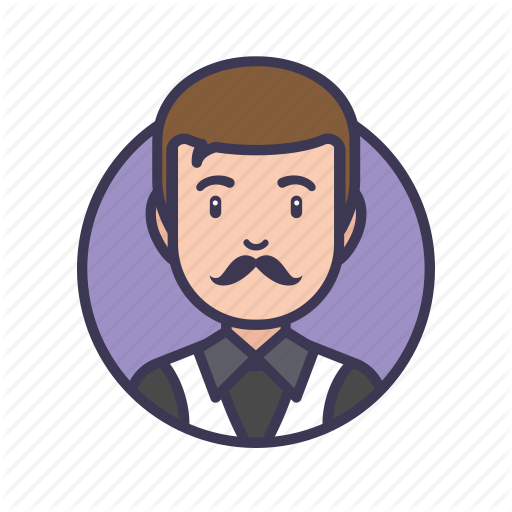 Avatar, Gangster, Mafia, Male, Man, Mustache, People Icon