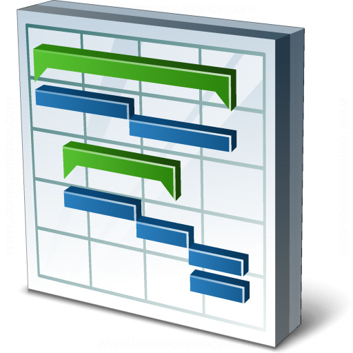 Iconexperience V Collection Chart Gantt Icon