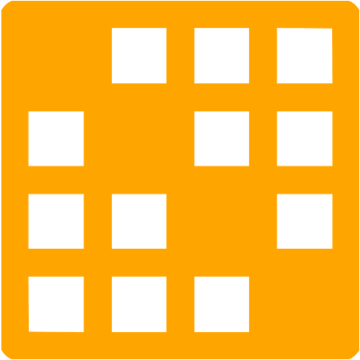 Orange Gantt Chart Icon