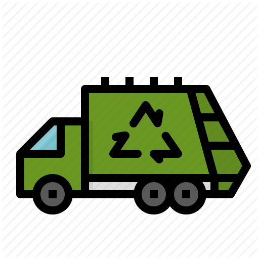 Garbage, Recycle, Trash, Truck Icon