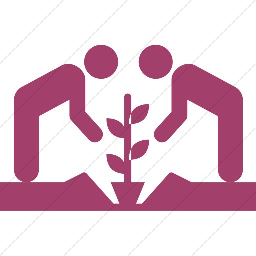 Simple Pink Iconathon Community Garden Icon