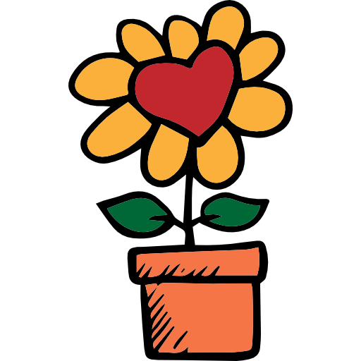 Pot, Botanical, Garden Icon