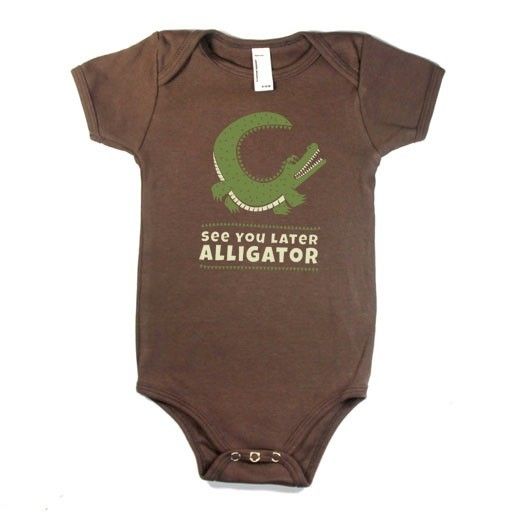 See You Later Alligator Baby Onesie