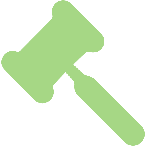 Guacamole Green Gavel Icon