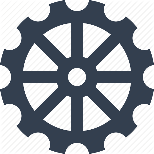 Clock, Element, Gear Icon